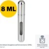 Viamart - Hervulbare Draagbare Parfumverstuiver - Uw Favoriete Parfum Altijd Bij De Hand - Zilverkleur - (8 ML) -Parfum Winkel 1200x1174 4