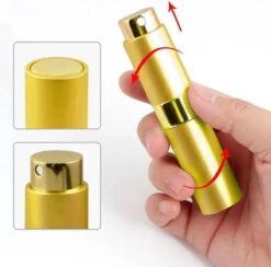 Scenty - Parfum Verstuiver Navulbaar - Mini Parfum Flesje - Reisflesje - Goud -Parfum Winkel 1200x1183 3