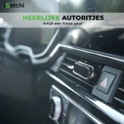 ISetchi Frisse Autoparfum - Autogeur - Met 4 Verschillende Geuren – Compact Formaat & Navulbaar - Metaal Ontwerp - Parfum Voor Luchtrooster Ventilatierooster -Auto Luchtje - Car Perfume -Parfum Winkel 1200x1200 529