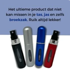 Cetins - Parfum Verstuiver Navulbaar - Mini Parfum Flesje - Reisflesje – Matt Blauw -Parfum Winkel 1200x1200 579