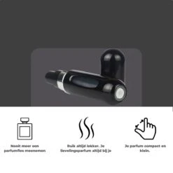 Cetins - Parfum Verstuiver Navulbaar - Mini Parfum Flesje - Reisflesje – Zwart -Parfum Winkel 1200x1200 594