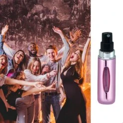 Mini Parfum Flesje 2-PACK Goud En Roze| Lipstick Formaat Navulbare Parfum Verstuiver -Parfum Winkel 1200x1200 601