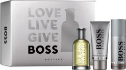 Hugo Boss Boss Bottled Set Eau De Toilette (edt) 100 Ml + Shower Gel 100 Ml + Deospray 150 Ml -Parfum Winkel 1200x671 2