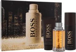 Hugo Boss The Scent - Eau De Toilette Spray 100 Ml + Deodorant Spray 150 Ml + Shower Gel 100 Ml - Geschenkset -Parfum Winkel 1200x831