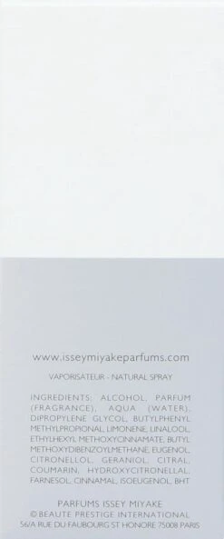 Issey Miyake L'Eau D'Issey Homme 40 Ml - Eau De Toilette - Herenparfum -Parfum Winkel 500x1200 5