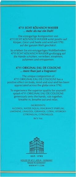 4711 200 Ml - Eau De Cologne - Unisex -Parfum Winkel 513x1200