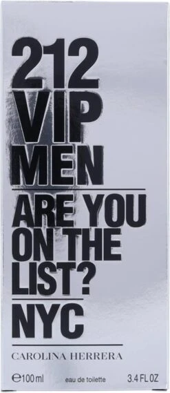 Carolina Herrera 212 VIP Men - 100 Ml - Eau De Toilette Spray - Herenparfum -Parfum Winkel 521x1200 2