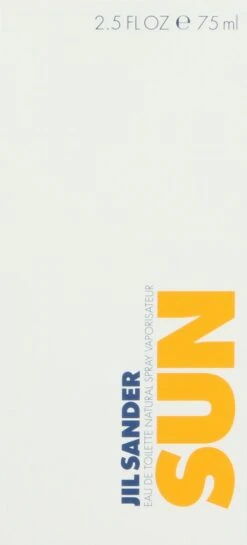 Jil Sander Sun 75 Ml - Eau De Toilette - Damesparfum -Parfum Winkel 544x1200 2