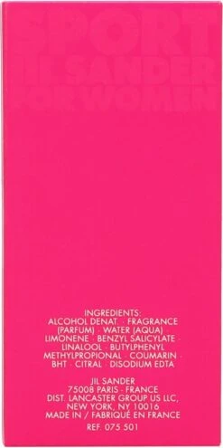 Jil Sander Sport 100 Ml - Eau De Toilette - Damesparfum -Parfum Winkel 599x1200