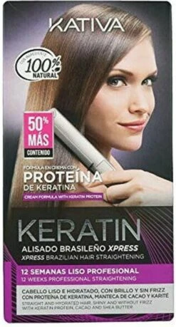 Haarstijlbehandeling Kativa Keratin Brasilian (3 Pcs) -Parfum Winkel 646x1200