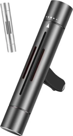 Autoparfum - Luchtverfrisser Auto - Inclusief 5 Geuren - Luxe Design - ZWART(2) - Hervulbaar - Fris -Parfum Winkel 648x1200 10