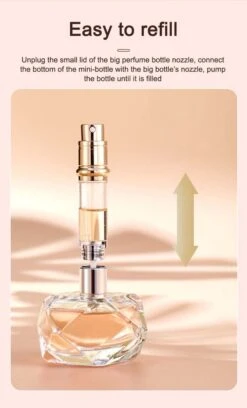 Hervulbare Parfumverstuiver-5ml-Mini Parfumverstuiver-Kleine Spuitfles Voor Parfum-Lege Parfumflesje Voor Op Reis Glasspray Draagbaar Parfumpakket Met Lederen Hoes - Mandarijn Groen -Parfum Winkel 727x1200 6