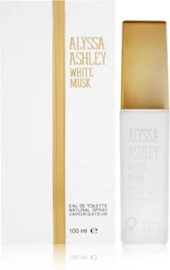 Alyssa Ashley White Musk - 100 Ml - Eau De Toilette Spray - Damesparfum -Parfum Winkel 759x1200 1