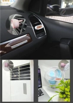 Eco Autoparfum ZWART - 2 Stuks!! - Luxe Auto Luchtverfrisser - Voor Luchtrooster - Autogeur -AutoVerfrisser - Trendy Design - VentilatieroosterMonteerbaar - Herbruikbaar - AutoLuchtje - Geurverfrisser - Eco Friendly - Biologisch Afbreekbaar -Parfum Winkel 847x1200 5